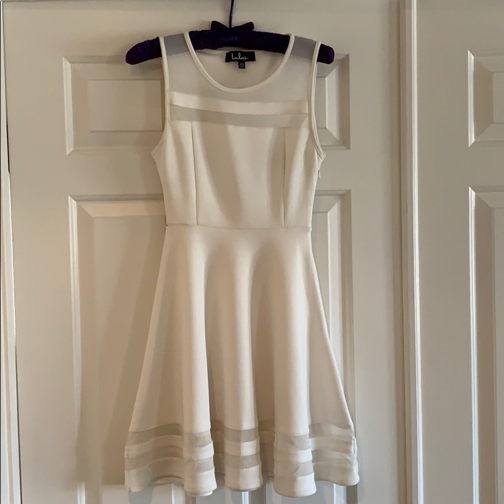 Lulus White Party Dress is Sz.  XS